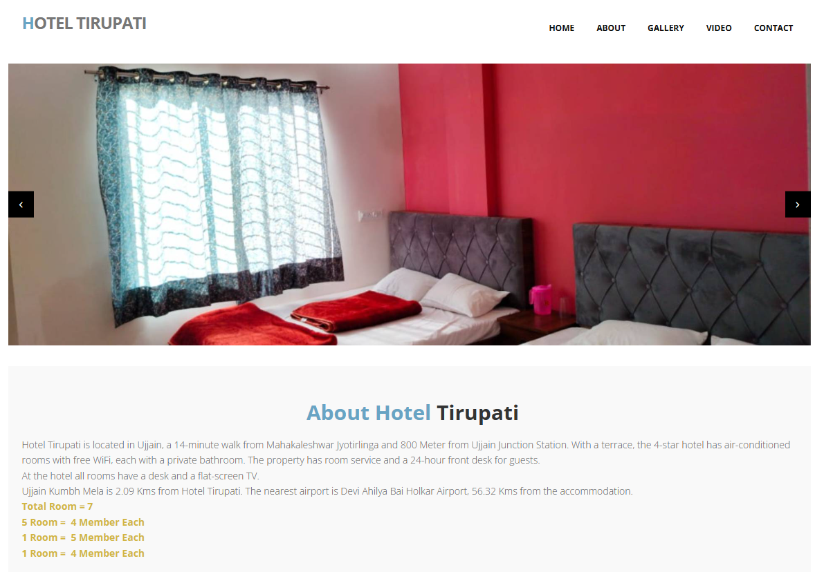 Home Hotal Tirupati